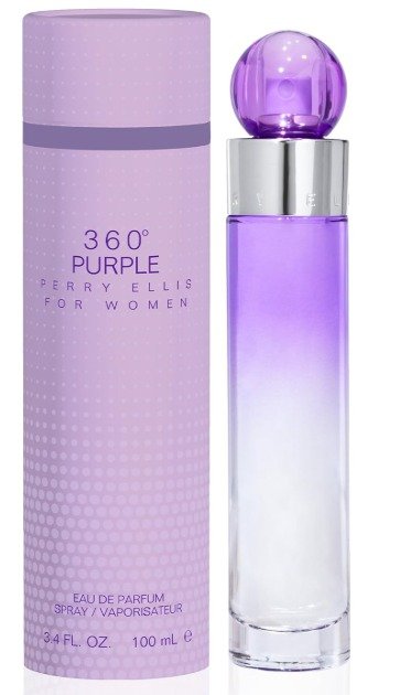 Perry Ellis 360° Purple – Eau de Parfum para Mujer – 3.4 oz 100ML