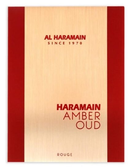 Al Haramain Amber Oud Rouge, Perfume for Women and Men, 2 oz 60 ml