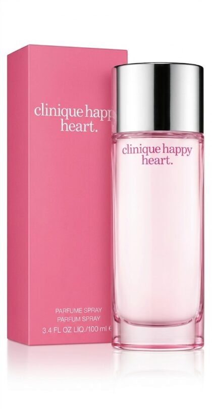 Clinique Happy Heart Eau de Parfum para Mujer 3.4 oz – Perfume Floral Fresco y Duradero