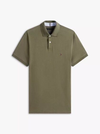 Tommy Hilfiger Regular Fit Stretch Polo Black Talla XL