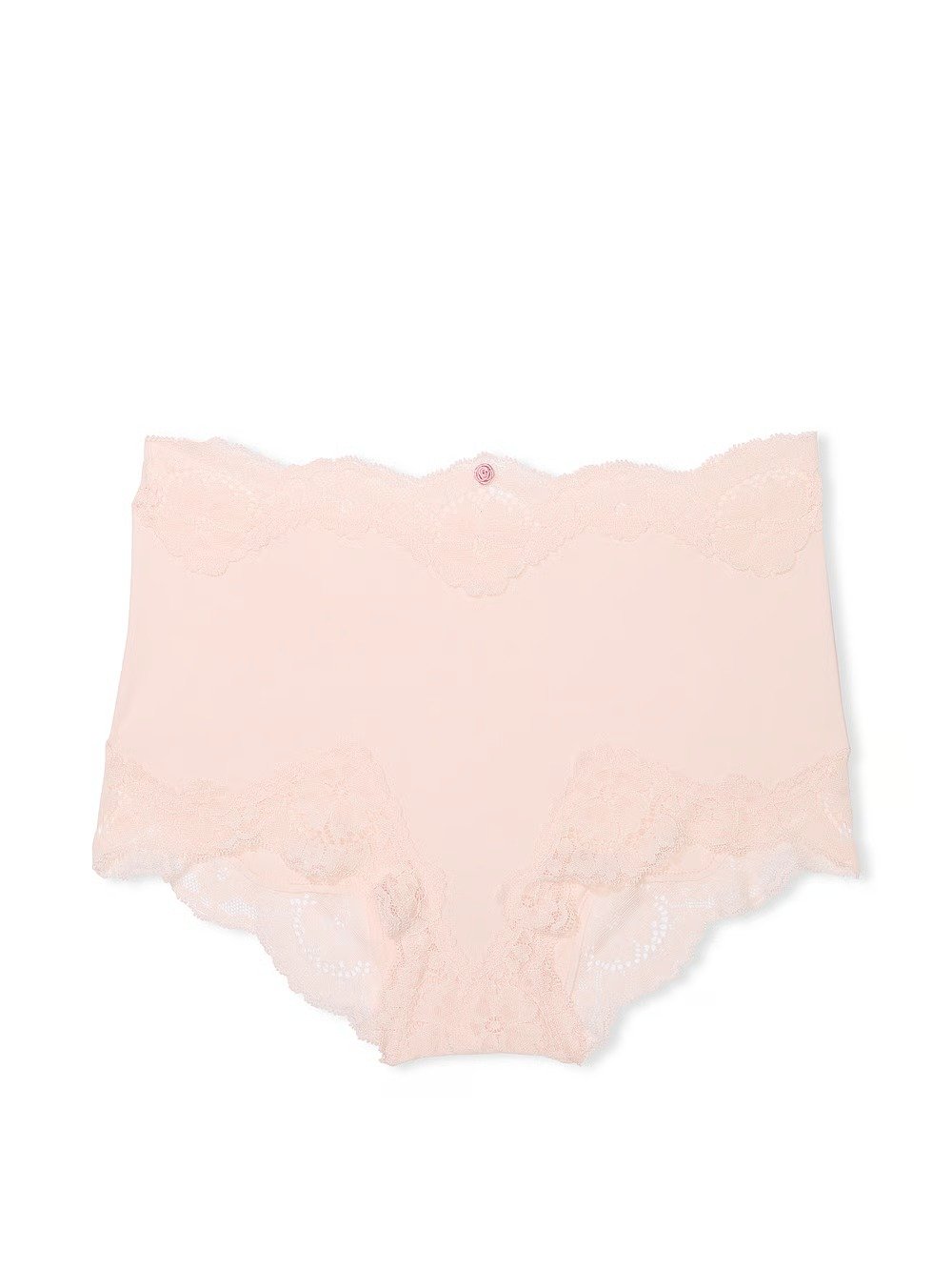 Victoria’s Secret Dream Angels Lace-Trim Boyshort Panty Black