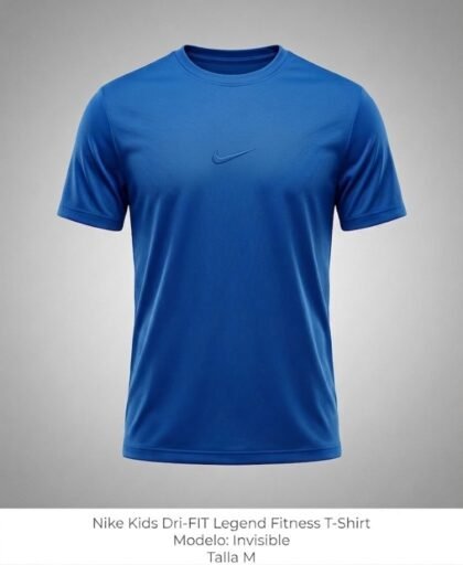 Nike Kids Dri-FIT Legend Fitness T-Shirt Azul Talla M FRANELA
