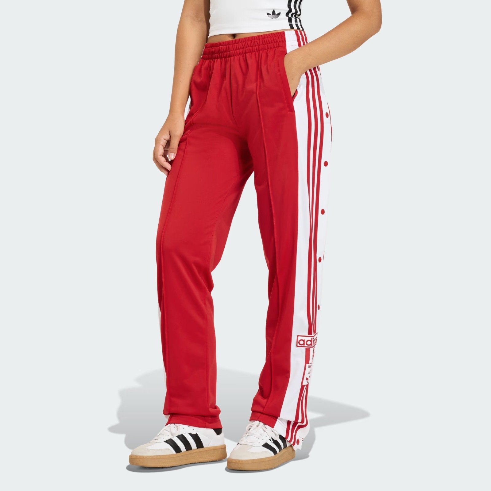 Adidas Adibreak Track Pants Red KD6324 – Pantalones Mujer Talla m - Image 2