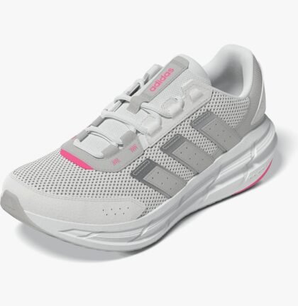 Adidas Astrastar JR8733 para Mujer – Zapatos Blanco Gris Fucsia – Talla 6.5