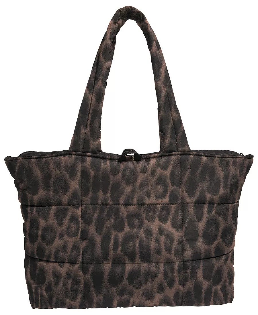 adidas Women’s Cheetah Quilted All Me Tote – Bolso Acolchado Grande para Hombro - Image 3