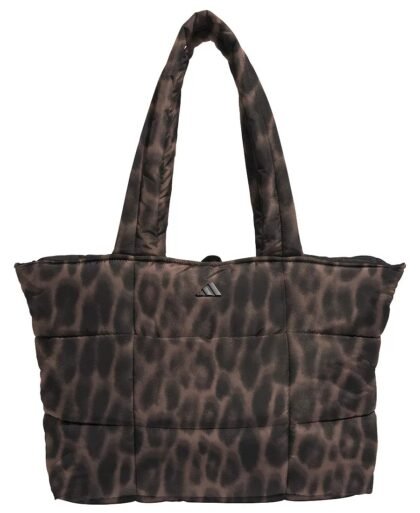 adidas Women’s Cheetah Quilted All Me Tote – Bolso Acolchado Grande para Hombro