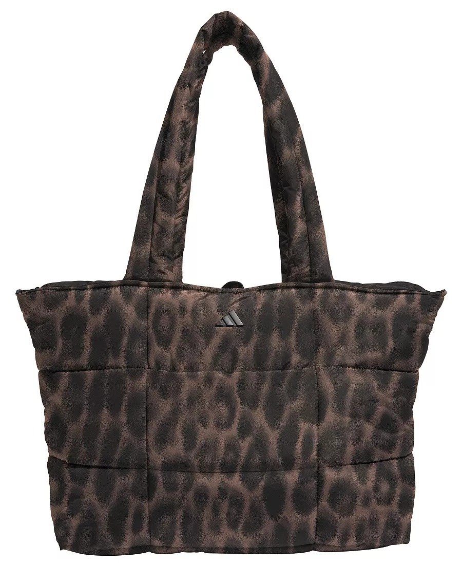 adidas Women’s Cheetah Quilted All Me Tote – Bolso Acolchado Grande para Hombro