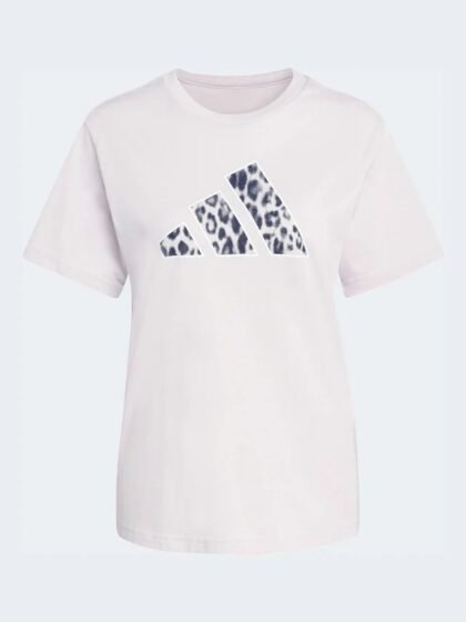 adidas Cream Animal Print T-Shirt talla m