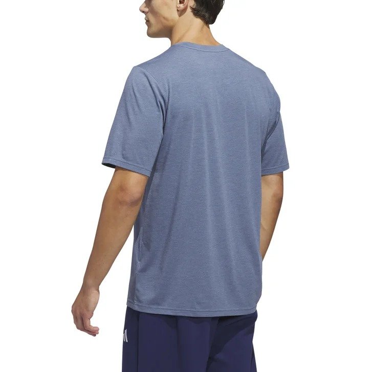 adidas Men’s Tee – Camiseta Deportiva Azul para Hombre – Talla XL - Image 3