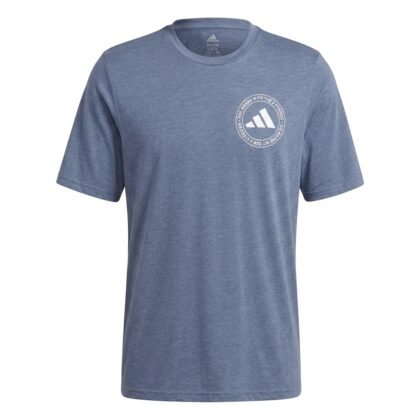 adidas Men’s Tee – Camiseta Deportiva Azul para Hombre – Talla XL