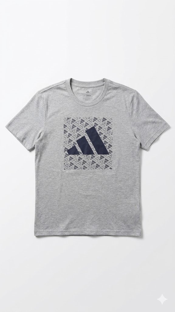 Adidas Monogram Tee Gris KF1497 – Franela Hombre