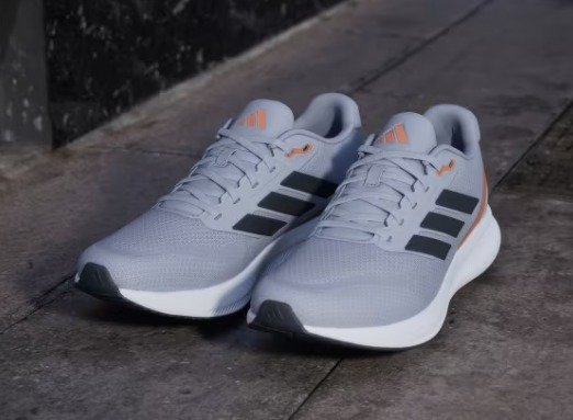 Adidas Runfalcon 5 Running Shoes Gris – Zapatillas para Correr Talla 8 - Image 2