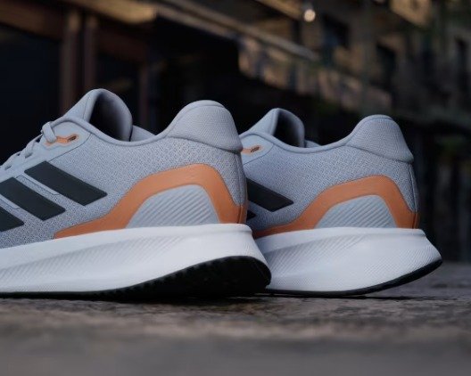 Adidas Runfalcon 5 Running Shoes Gris – Zapatillas para Correr Talla 8 - Image 4