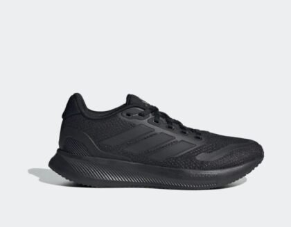 adidas Black Runfalcon 5 Lace Running Junior Trainers