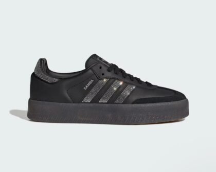 Adidas Sambae W para Mujer – Zapatos NEGRO Crystal BLACK Silver Gum
