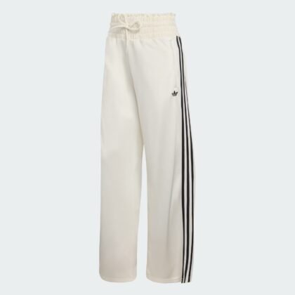 Adidas Smocked Firebird Trackpants White – Pantalones Deportivos Talla L