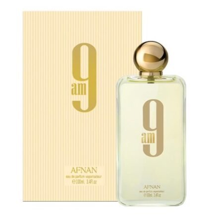 Afnan 9 AM Eau de Parfum Unisex 3.4 oz – Perfume Fresco Cítrico Aromático y Versátil