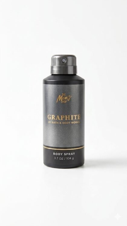 Bath & Body Works Graphite Body Spray for Men 3.7 oz – The Men’s Shop Collection