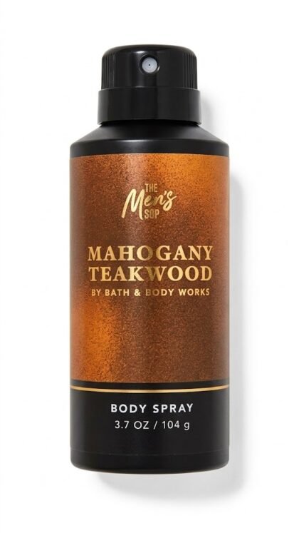 Bath & Body Works Mahogany Teakwood Body Spray for Men 3.7 oz – The Men’s Shop Collection