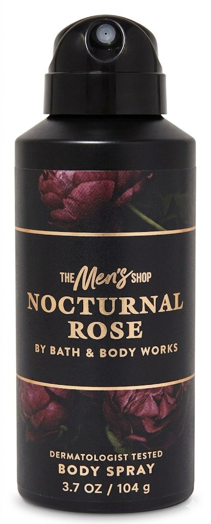 Bath & Body Works Men’s Nocturnal Rose Body Spray & Mist – 3.7 oz