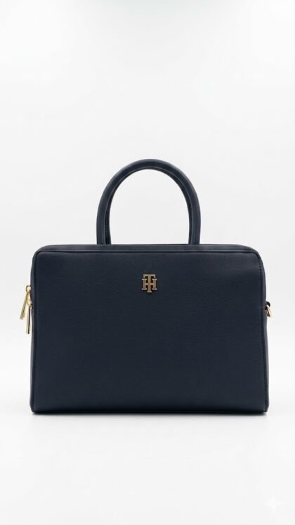 Bolso Tommy Hilfiger para Dama – Azul Oscuro – Modelo Monogram XW037454022ZO