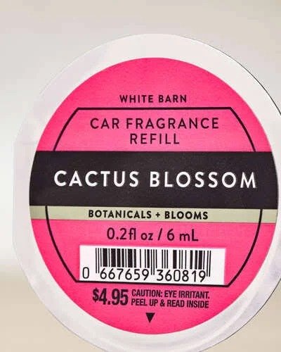Bath & Body Works Cactus Blossom Car Fragrance Refill – Ambientador para Auto