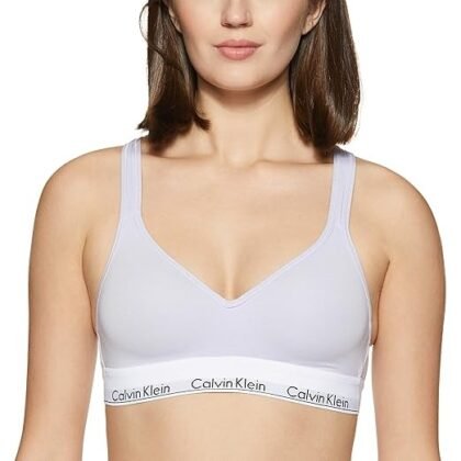Calvin Klein Women’s Cotton T-Shirt Padded Wired Bra – Talla L