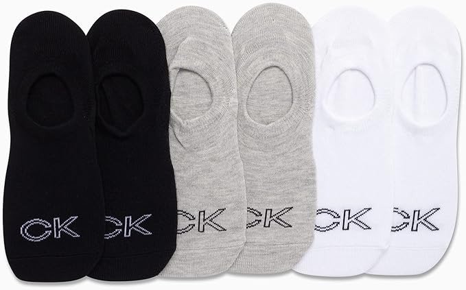 Calvin Klein Women’s No Show Socks – Pack de 6 – Medias Invisibles Antideslizantes para Dama - Image 4