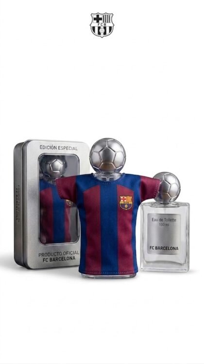 FC Barcelona Eau de Toilette 100ml con Lata Metálica y Camiseta – Edición Especial