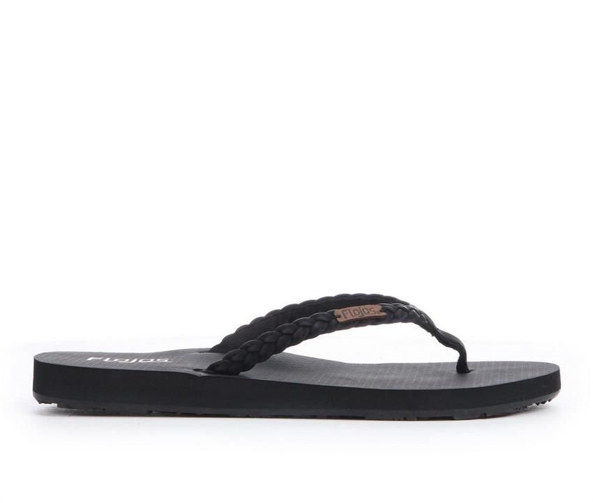 Flojos Danica 222 – Chancletas para Mujer – Flip-Flops Negras