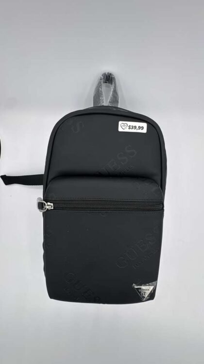 Bolso Guess Crossbody Negro – Backpack de Una Sola Correa para Dama
