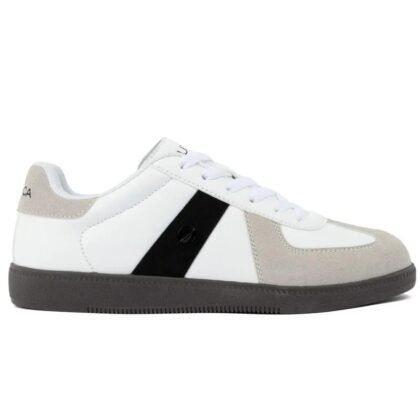 Nautica Women’s J-Class Lace-Up zapato Sneaker Black Iron Wash Talla 6