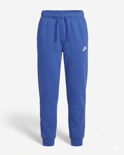 Nike Sportswear Club Fleece Joggers de Tiro Medio para Mujer – Azul Royal – Talla L