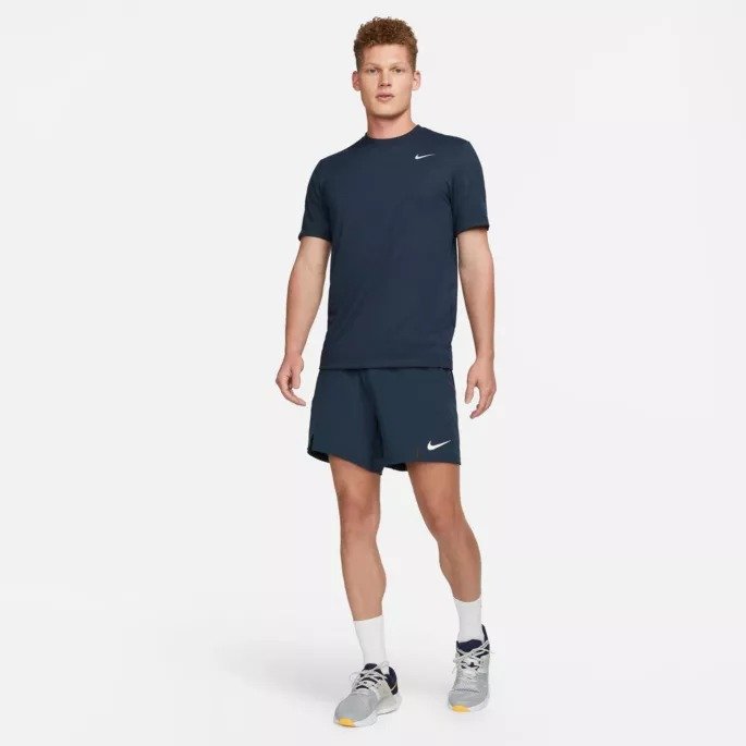 Nike Men’s Dri‑FIT Legend Fitness T‑Shirt – Azul Oscuro – Logo Bordado – Talla M - Image 4
