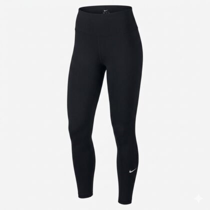 Nike Women’s Dri‑FIT One High‑Waisted Full‑Length Leggings – Talla L NEGRO