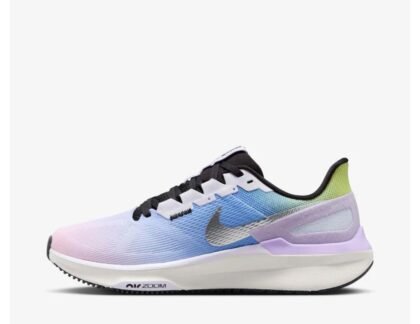 Nike Structure 25 SE – Running Shoes para Mujer – Blanco/Morado/Verde/Rosa – Talla 7.5