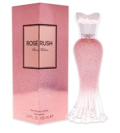 Paris Hilton Rose Rush Eau de Parfum para Mujer 3.4 oz – Perfume Floral, Frutal y Almizclado