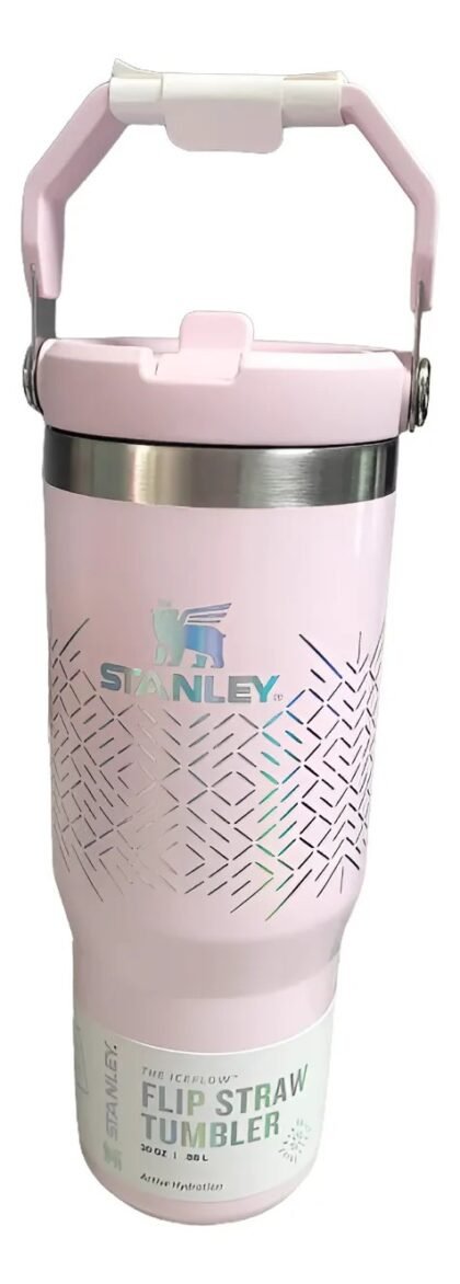 Stanley IceFlow Flip Straw Tumbler 0.88L Rosa Claro – Termo Original 880 ml