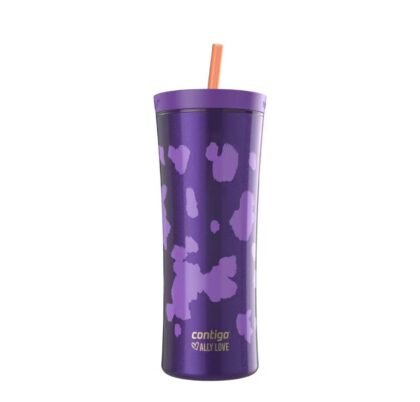 Termo Contigo Ally Love – Morado Estampado – Edición Especial – 24 oz