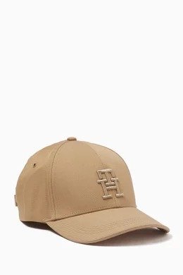 Tommy Hilfiger Embroidered Logo Cap – Gorra Beige Ajustable – Modelo 69JA816‑D03 - Image 4
