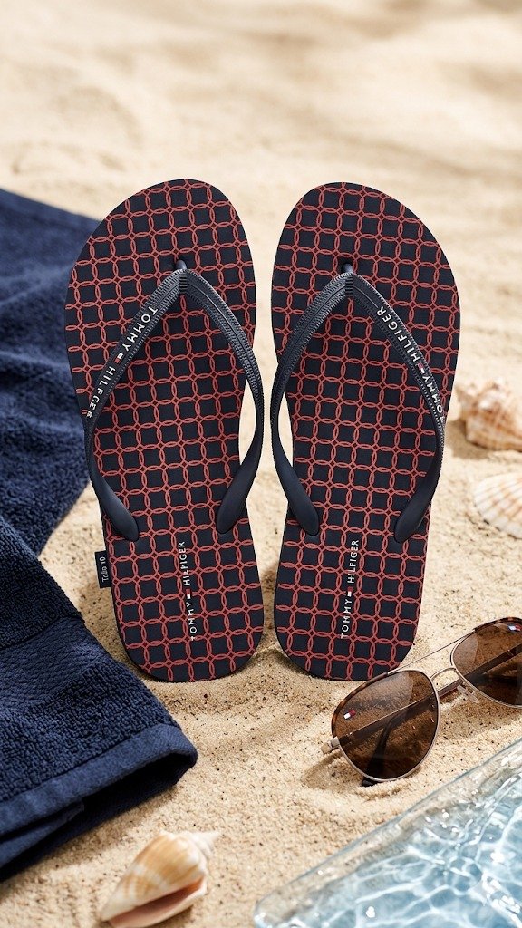 Tommy Hilfiger Orlind Flip Flop Negro – CHANCLETAS Hombre Talla 10 - Image 2