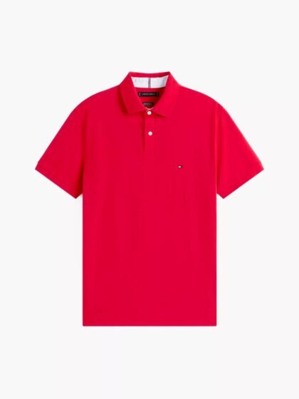 Tommy Hilfiger Regular Fit Stretch Polo Red Talla L