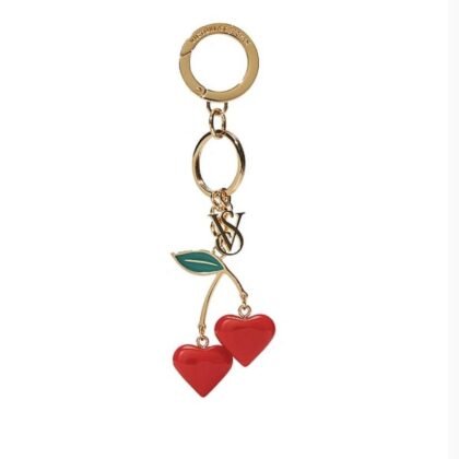 Victoria’s Secret Cherry Heart Keychain – Llavero Corazón Rojo para Mujer