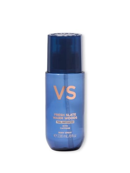 Victoria’s Secret fresh slate warm woods Feel Motivated Men’s Body Spray 8.4 oz splash hombre