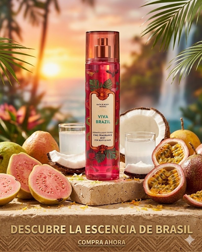 Bath & Body Works Viva Brazil – Fine Fragrance Mist – 8 fl oz - Image 3