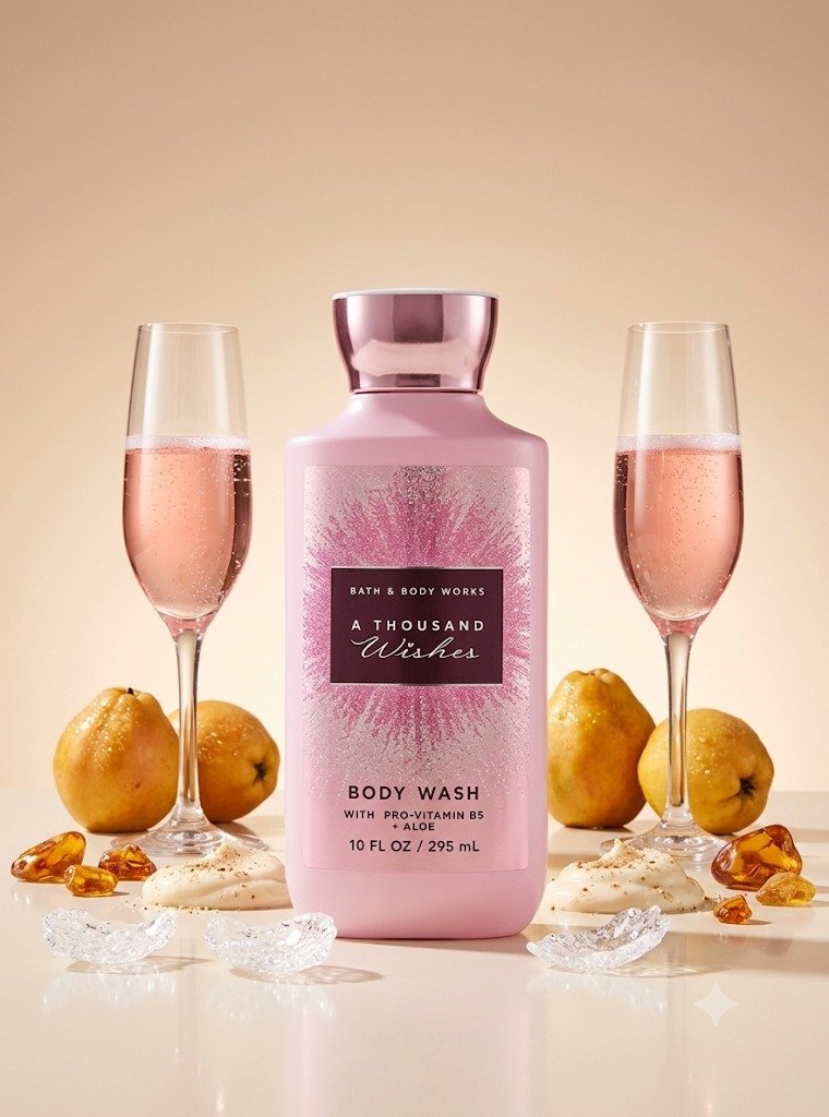 Bath & Body Works A Thousand Wishes Body Wash 10 fl oz - Image 3