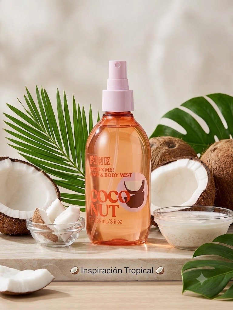Victoria’s Secret Coconut Hair & Body Mist 8 oz - Image 3