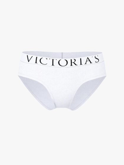 Cotton Exploded Logo Hiphugger Panty White – Victoria’s Secret