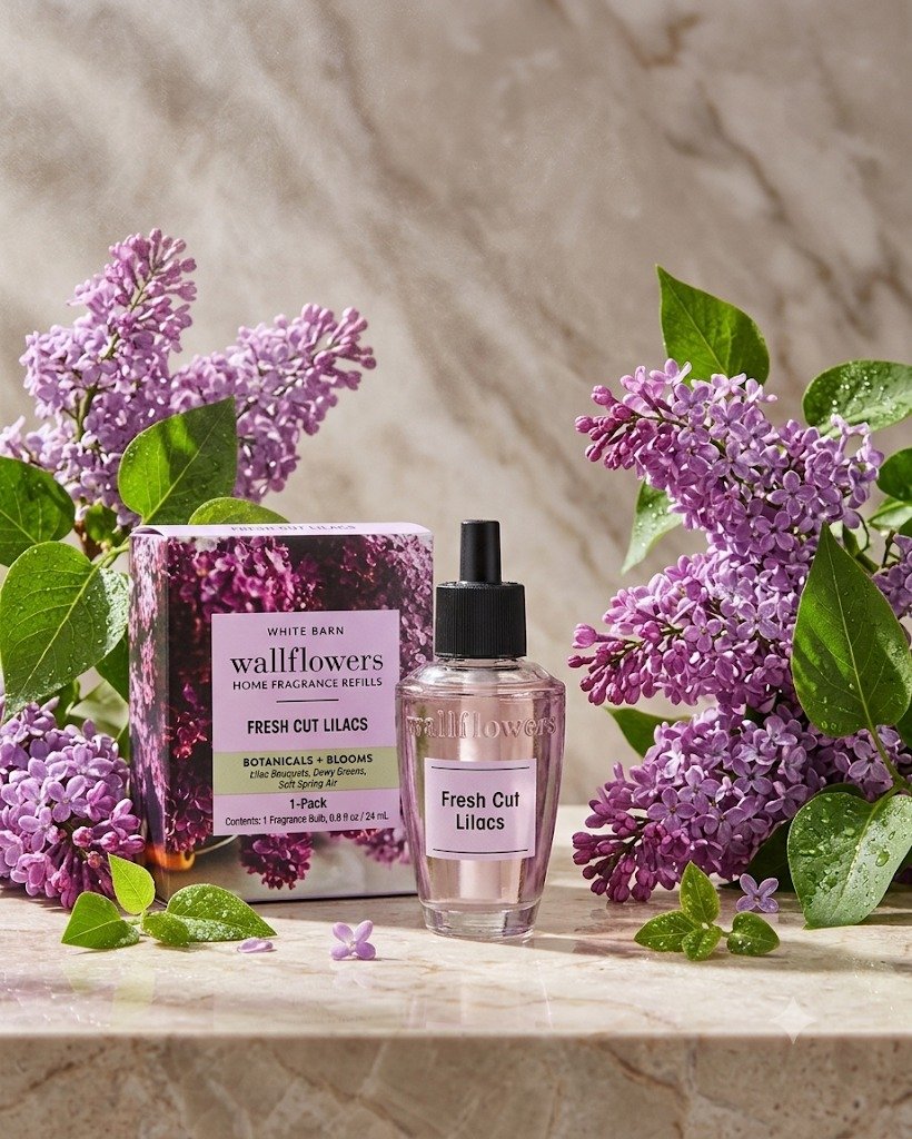 Bath & Body Works Fresh Cut Lilacs Wallflowers Refill 1-Pack ambientador - Image 3