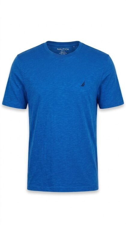 Nautica franela Bright Cobalt Crewneck T-Shirt – Talla XL